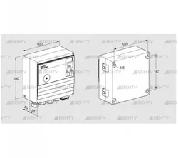 BCU465-3/1LR3GBS2AB1/1 (88610306) Блок управления горением Kromschroder