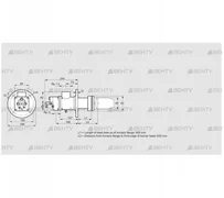 BIC 65RB-600/635-(37)E (84031071) Газовая горелка Kromschroder