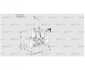 VCS3E50F/50F05NNWR3/PPPP/PPPP (88105345) Сдвоенный газовый клапан Kromschroder