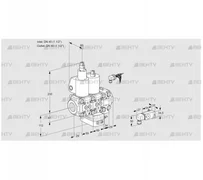 VCH2E40R/40R05LHEVKL/PPPP/-2PP (88104155) Клапан с регулятором расхода Kromschroder