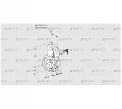 VAS225R/NWSR (88031930) Газовый клапан Kromschroder