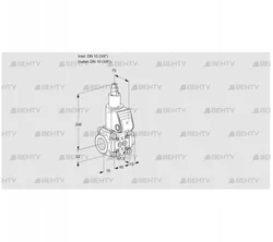 VAS1T10N/LW (88018215) Газовый клапан Kromschroder