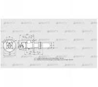 BIC 50RG-300/335-(40)D (84030143) Газовая горелка Kromschroder