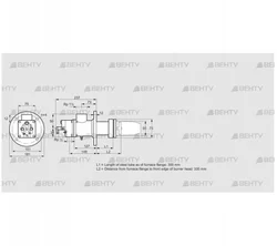 BIC 50RG-300/335-(40)D (84030143) Газовая горелка Kromschroder