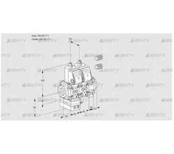 VCG1E25R/25R05GENVWR3/PPPP/PPPP (88103510) Клапан с регулятором соотношения Kromschroder