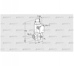 VG 20R02LQ31D (85206270) Запорный газовый клапан Kromschroder