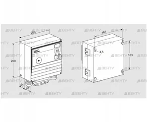 BCU480-5/3/2LW3GBPS4/1 (88613923) Блок управления горением Kromschroder