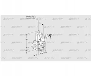 VAS125R/NW (88020813) Газовый клапан Kromschroder