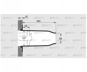 TSC 125B066-300/35-Si-1500 (74922856) Комплект керамического насадка Kromschroder