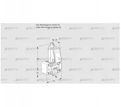 VAS1W0/NW (88025554) Газовый клапан Kromschroder