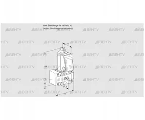 VAS1W0/NW (88025554) Газовый клапан Kromschroder