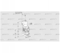 VAV2-/40R/NWSLAK (88010919) Газовый клапан с регулятором соотношения Kromschroder