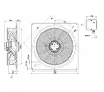 Осевой вентилятор ebmpapst W4D500GM0301