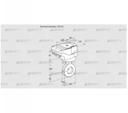 IBAF50Z05/20-30W3T (88301269) Дроссельная заслонка Kromschroder