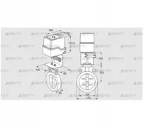 IDR125Z03A350AU/50-30W20E (88303759) Дроссельная заслонка Kromschroder