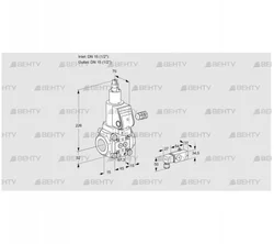 VAS115R/LWSR (88005698) Газовый клапан Kromschroder