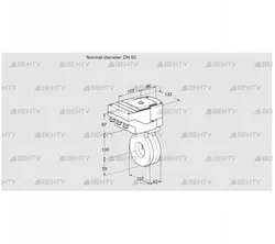 IBA50Z05/20-60W3TR10 (88301611) Дроссельная заслонка Kromschroder