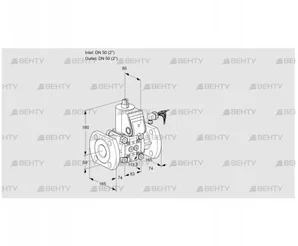 VAS350F/NQ (88004897) Газовый клапан Kromschroder