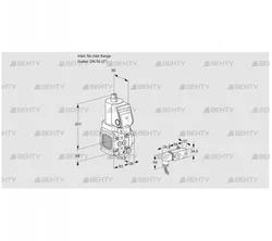 VAS3T-/50N/NKGR (88018329) Газовый клапан Kromschroder