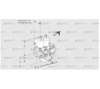 VCG2E40R/40R05NGEVWL/PPPP/PPPP (88100042) Клапан с регулятором соотношения Kromschroder