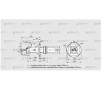 BICA 65RM-200/235-(71)D (84022037) Газовая горелка Kromschroder