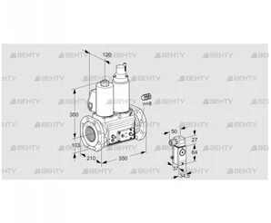 VCS8100F05NLWL3E/MP2M/PPEM (88207189) Сдвоенный газовый клапан Kromschroder