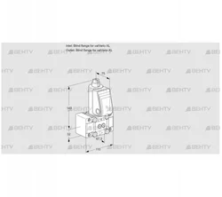 VAS1W0/NW (88006685) Газовый клапан Kromschroder