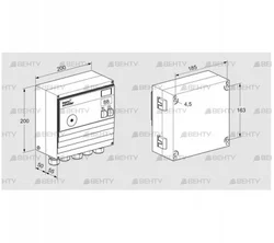 BCU465-3/1LW3GBA (88613644) Блок управления горением Kromschroder