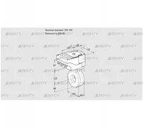 IBA100/80Z05/20-07W2E (88301306) Дроссельная заслонка Kromschroder