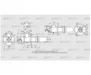 BIC 125RBL-0/35-(17)E (84034015) Газовая горелка Kromschroder