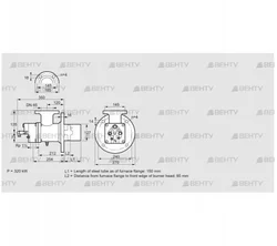 BIO 125HB-150/85-(2)E (84099992) Газовая горелка Kromschroder