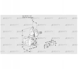 VAS240/-F/NWSR (88026171) Газовый клапан Kromschroder