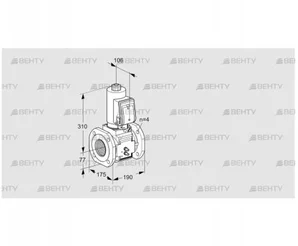 VAS6T65A05NQGRB/MM/PP (88204694) Газовый клапан Kromschroder