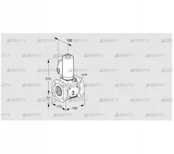 VAS6T65A05NQGLB/PP/MM (88203798) Газовый клапан Kromschroder