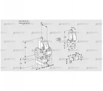 VAG2E50R/50R05GEVWR/-3/ZS (88107775) Газовый клапан с регулятором соотношения Kromschroder