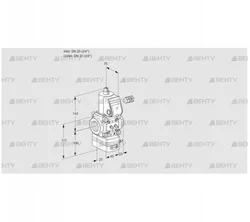 VAV120R/NWAK (88006903) Газовый клапан с регулятором соотношения Kromschroder