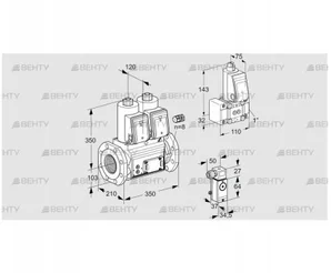 VCS8100F05NNWR3E/P3Z-/3-PP (88204862) Сдвоенный газовый клапан Kromschroder