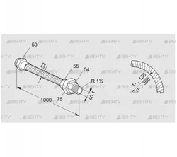 ES 40RA1000 (03263066) Шланг из нержавеющей стали Kromschroder