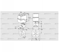 IDR150Z03D100AU/50-03W3E (88303366) Дроссельная заслонка Kromschroder