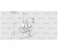 VCH2E25R/40R05NHEVWR3/PPPP/PPPP (88105373) Клапан с регулятором расхода Kromschroder