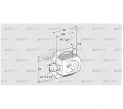 DL 3, 3KG-3 (84444626) Датчик-реле давления воздуха Kromschroder