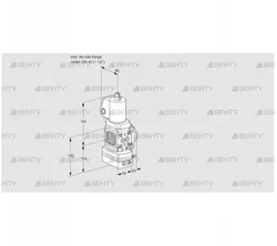 VAD2T-/40N/NQGL-100A (88033094) Газовый клапан с регулятором давления Kromschroder