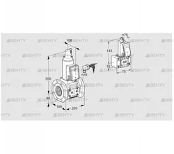 VAS780F05LWE/PP/B- (88206954) Газовый клапан Kromschroder