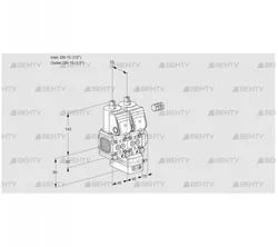 VCG1E15R/15R05FNGEWR/PPPP/PPPP (88107730) Клапан с регулятором соотношения Kromschroder