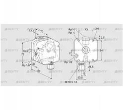 DG 50UG-4K2 (84447021) Датчик-реле давления газа Kromschroder