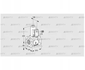 VAS780F05NQ3B/PP/PP (88202707) Газовый клапан Kromschroder