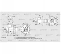 BIO 125KBL-350/335-(21)E (84023140) Газовая горелка Kromschroder