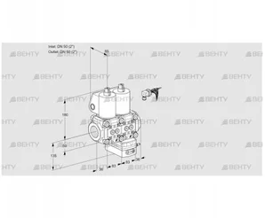 VCG3E50R/50R05NGKWL/MMPP/PPPP (88105153) Клапан с регулятором соотношения Kromschroder