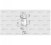 DG 60/150VC4-6W (84448933) Датчик-реле давления газа Kromschroder