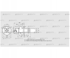 BIC 80MB-0/35-(57)E (84032410) Газовая горелка Kromschroder